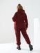Жіночий прогулянковий костюм колір бордо р.54/56 440894 440894 фото 4