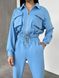 Жіночий прогулянковий костюм двійка колір блакитний р.42/44 432221 432230 фото 7