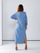 Жіноча сукня вільного крою з ангори колір блакитний р.48/52 449566 449566 фото 2
