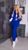 Жіночий костюм двійка з сорочкою колір електрик р.48/50 451182 451182 фото