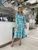 Жіноча сукня з поясом колір ментол р.42/44 452701 452701 фото