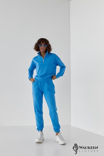 Женский спортивный костюм LUMINA цвет голубой р.M 439927 439927 фото