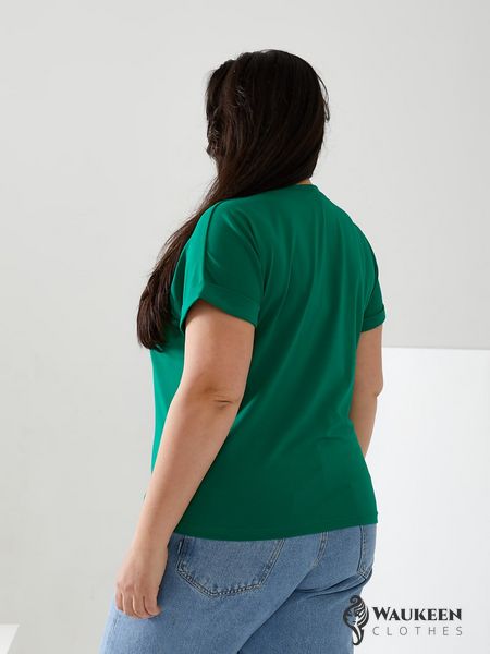 Женская футболка California цвет зеленый р.48/50 432450 432450 фото