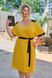 Жіноча сукня з поясом колір жовтий р.48/50 437735 437735 фото 1
