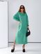 Жіноча сукня вільного крою з ангори колір зелений р.42/46 449494 449494 фото 4
