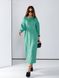 Жіноча сукня вільного крою з ангори колір зелений р.42/46 449494 449494 фото 1