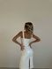 Жіноча сукня із еко шкіри колір білий р.42/44 448404 448404 фото 7