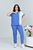 Жіночий прогулянковий костюм двійка колір блакитний р.50 432233 432241 фото
