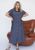 Женское платье из льна цвет графит р.50/52 459070 459070 фото