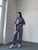 Жіночий костюм-двійка колір фіолетовий 438289 438289 фото