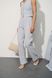 Жіночий мусліновий костюм-двійка колір бетон р.L 459168 459168 фото 3
