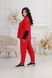 Жіночий костюм прогулянковий червоного кольору 407273 407284 фото 3