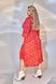 Женское свободное платье из софта цвет красный р.54/56 449946 449946 фото 3
