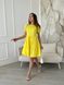 Жіноча коротка сукня із софту "Classic" колір жовтий р. 42/44 440228 440228 фото 1