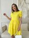 Жіноча коротка сукня із софту "Classic" колір жовтий р. 42/44 440228 440228 фото 3