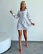 Жіноча сукня із софту колір білий р.42/44 452959 452959 фото 1