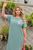 Жіноча сукня бохо колір фісташка р.48/50 434816 434816 фото