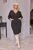Жіноча сукня з ангори колір чорний р.48/50 447423 447423 фото