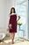 Жіноча спортивна сукня із софту колір марсала р.48/50 455549 455549 фото