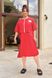 Жіночий костюм двійка сукня та болеро колір червоний 438156 438156 фото 1