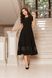Жіноча нарядна сукня з мереживами чорного кольору 374375 374375 фото 1