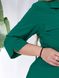 Жіноча сукня міді із софта колір зелений р.50/52 454016 454016 фото 2