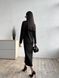Жіноче максі плаття з рибани на флісі колір чорний р.42/44 446056 446056 фото 3