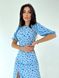 Жіноча сукня із софту міді колір блакитний р.42/44 451053 451053 фото 8