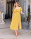 Жіноча літня сукня жовтого кольору з квітковим принтом р.48/50 362977 362977 фото 1