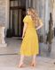 Женское летнее платье желтого цвета с цветочным принтом р.48/50 362977 362977 фото 2