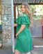 Женское летнее платье с двойным рюшем зеленого цвета р.56/58 433582 433582 фото 2