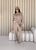 Жіночий костюм двійка з тринитки колір бежевий р.42/44 453381 453381 фото
