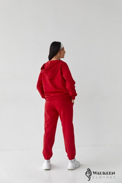 Жіночий спортивний костюм колір червоний р.L 408345 408345 фото