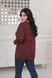 Жіноча блуза з V-подібним вирізом колір бордо р.46/48 446202 446202 фото 2