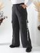 Жіночі брюки карго колір графіт р.54/56 441503 441503 фото 4