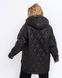 Жіноча куртка з поясом колір чорний р.62/64 440918 440918 фото 3