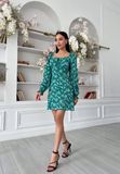 Жіноча літня сукня колір зелений 437167 437204 фото