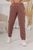 Жіночі спортивні штани колір мокко р.46/48 443250 443250 фото
