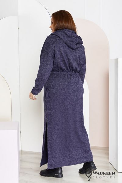 Жіноча ангорова сукня колір синій р.64/66 434295 434290 фото