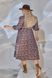 Жіноча вільна сукня із софту колір мокко р.50/52 449678 449678 фото 2