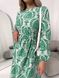 Жіноча сукня із шовкового софту колір зелений р.42/44 453515 453515 фото 3