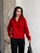 Женский свитер-поло цвет красный р.42/46 450415 450415 фото 4