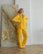 Жіноча піжама велюр Jeny на гудзиках колір жовтий р.L 443801 379517 фото 4