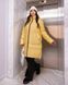 Женская удлиненная куртка цвет желтый р.XL 448562 448562 фото 1