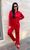 Жіночий костюм трійка колір червоний р.50/52 453836 453836 фото