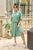 Жіночий костюм двійка сукня та болеро колір м'ята р.48/50 438158 438158 фото