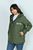 Жіноча куртка з плащової тканини колір хакі р.48/50 442986 442986 фото