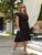 Жіноча сукня вільного крою колір чорний 437152 437152 фото