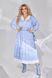 Женское свободное платье из софта цвет голубой р.50/52 450396 450396 фото 1