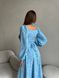Жіноча сукня із софту колір блакитний р.42/44 452927 452927 фото 9